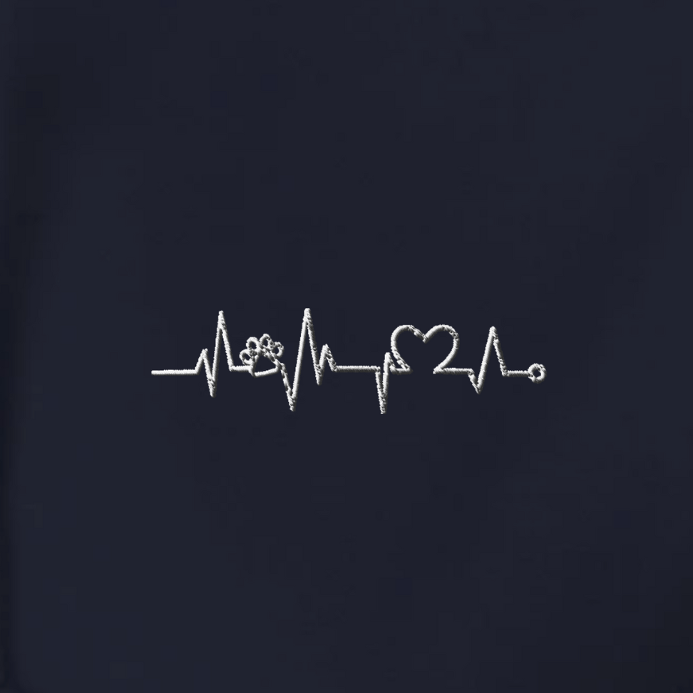 Herzschlag Vanlife - Organic Hoodie mit Stick