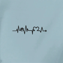 HeartBeat - Organic Hoodie mit Herzschlag Stick