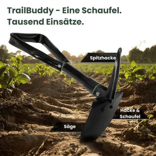 TrailBuddy™ – Faltbare Outdoor-Schaufel für Camper, Vanlife & Abenteuer