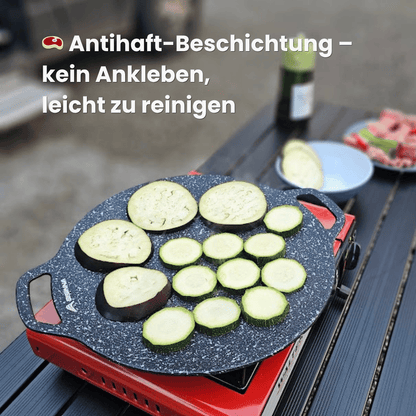 BISINNA 30CM Outdoor BBQ Grill Pfanne