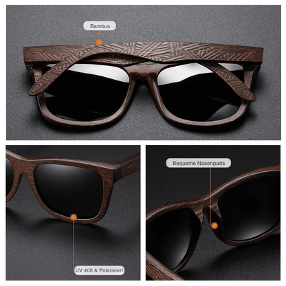SunVibe™ Sonnenbrille aus Bambus