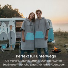 SeaBreeze™ - Der Allround-Poncho für Strand, Camper & Abenteuer