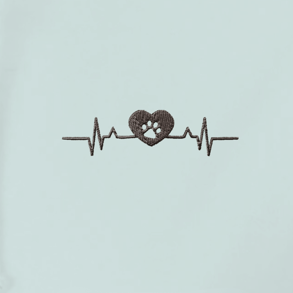 PawBeat 🐾 - Nachhaltiger Hoodie mit hochwertigem Stick