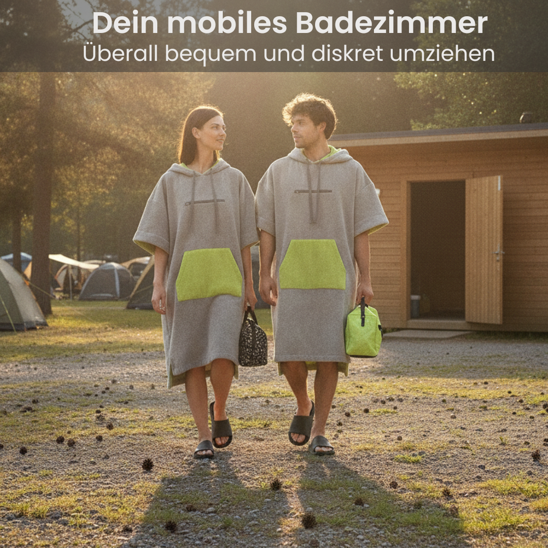 SeaBreeze™ - Der Allround-Poncho für Strand, Camper & Abenteuer
