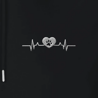 PawBeat 🐾 - Nachhaltiger Hoodie mit hochwertigem Stick