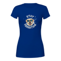 Stay Pawsitive - Tailliertes Damen T-Shirt bedruckt