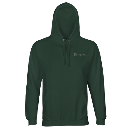 Herzschlag Vanlife - Organic Hoodie mit Stick