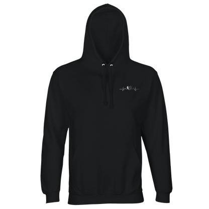 Herzschlag Vanlife - Organic Hoodie mit Stick