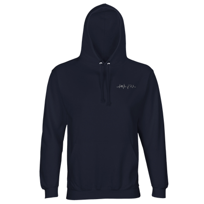 Herzschlag Vanlife - Organic Hoodie mit Stick