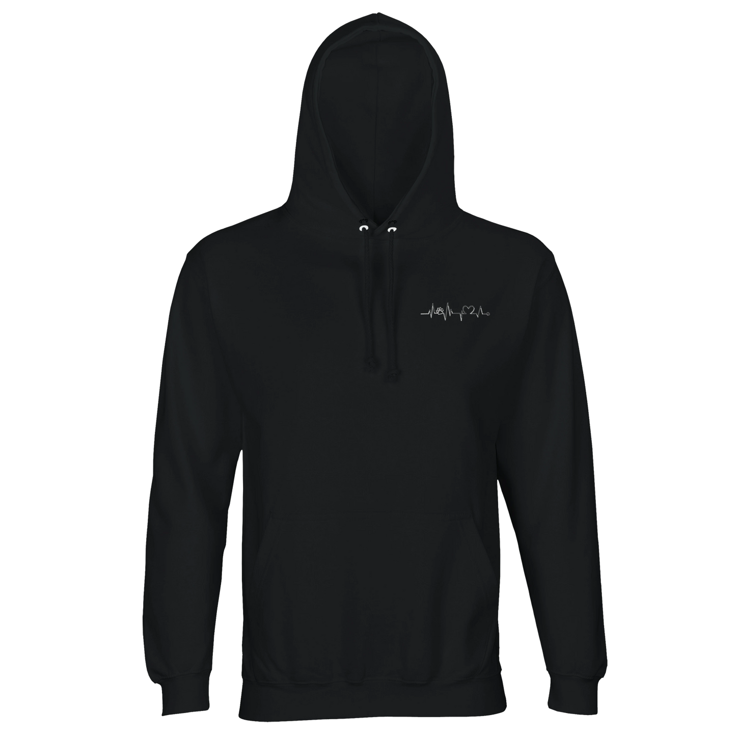 Herzschlag Vanlife - Organic Hoodie mit Stick