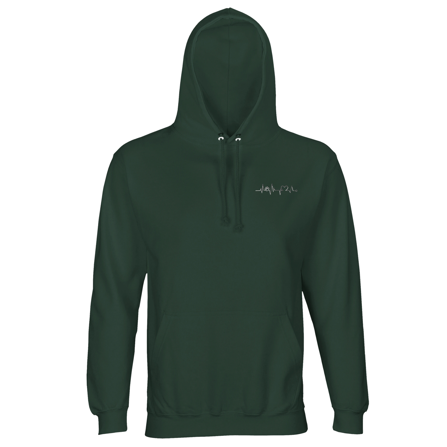 Herzschlag Vanlife - Organic Hoodie mit Stick