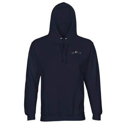 Herzschlag Vanlife - Organic Hoodie mit Stick