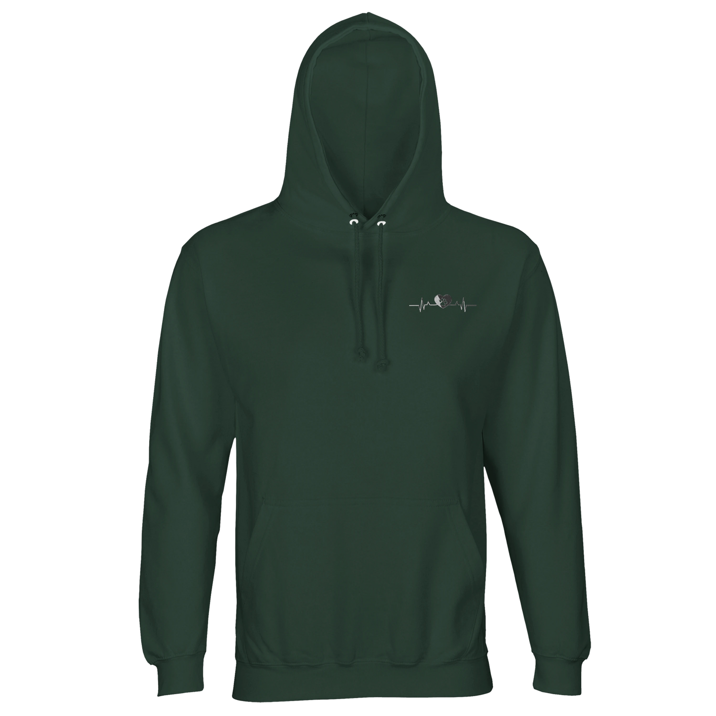 Herzschlag Vanlife - Organic Hoodie mit Stick