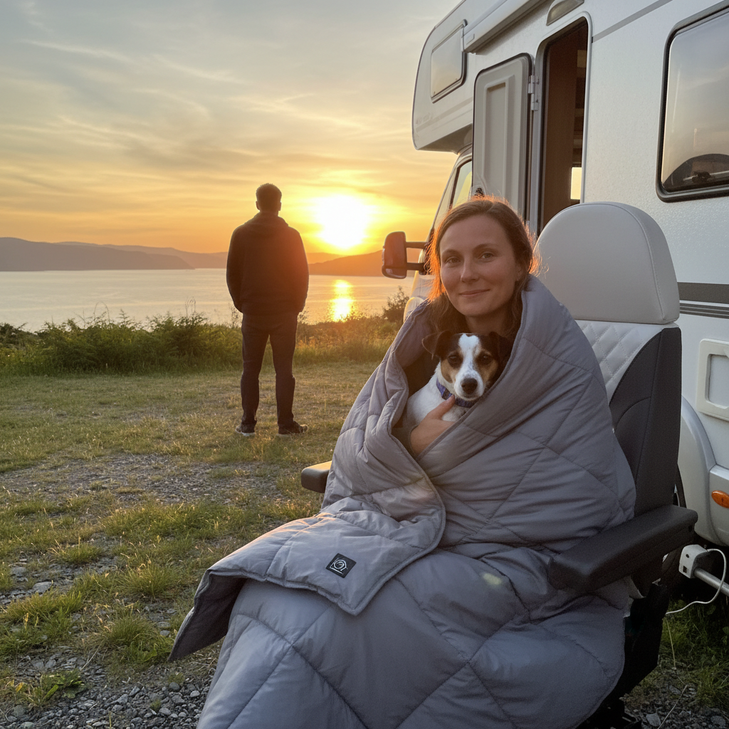 CozyPaws™ - Beheizte Decke & Poncho