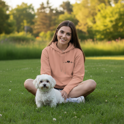 PawBeat 🐾 - Nachhaltiger Hoodie mit hochwertigem Stick