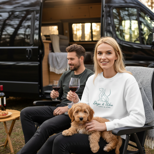 Dogs & Wine - Organic Sweatshirt