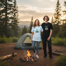 Camp More, Worry Less – Organic T-Shirt 100% Bio Baumwolle